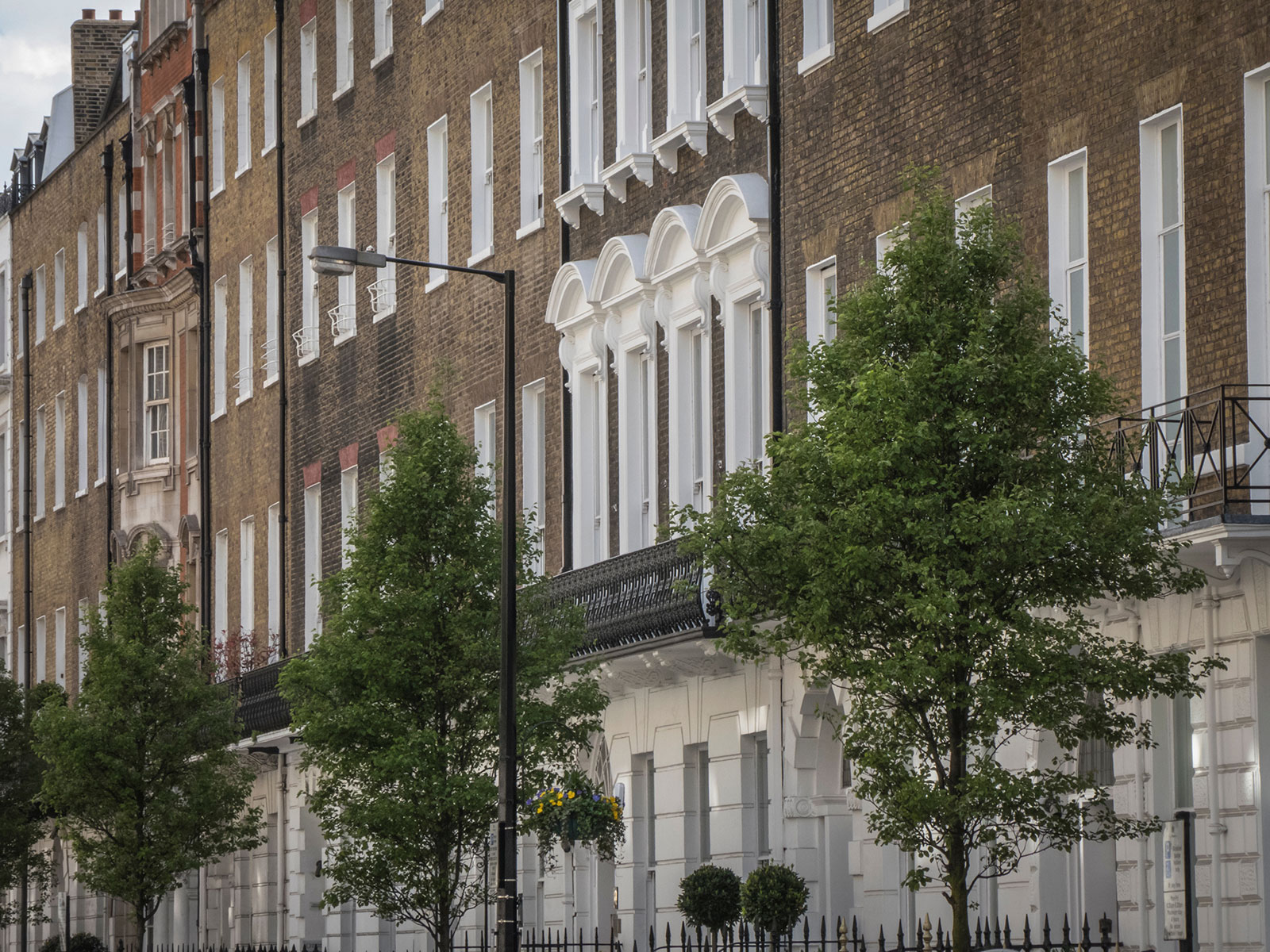 Georgian townhouses on Harley Street, Marylebone, where our doctors make private home visits