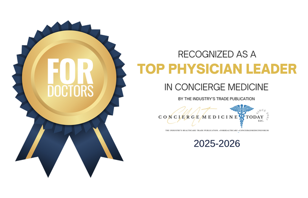 Concierge Medicine Today Top Physician Leader in Concierge Medicine 2025-2026, Dr Anuj Chaturvedi